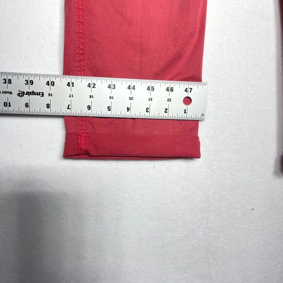 Chicos Dark Salmon Pink Khaki Pants Ladies Size 2 - Picture 10 of 10